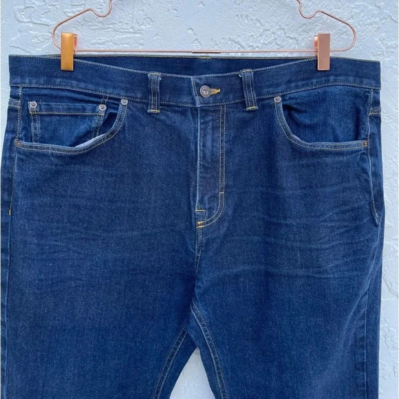 Prana Mens Straight Leg Fit Denim Jeans Blue Sz 38 - Picture 3 of 13